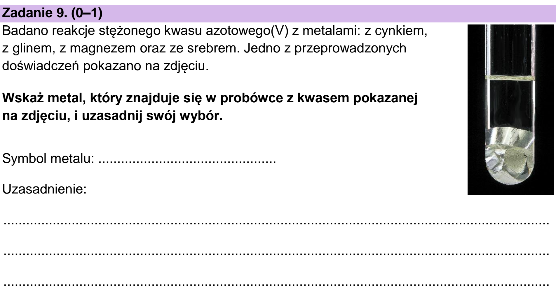 Matura próbna, grudzien 2022, podgląd zadania 9