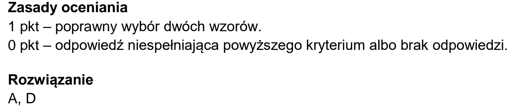 Matura próbna, grudzien 2024, odpowiedź do zadania 18.3