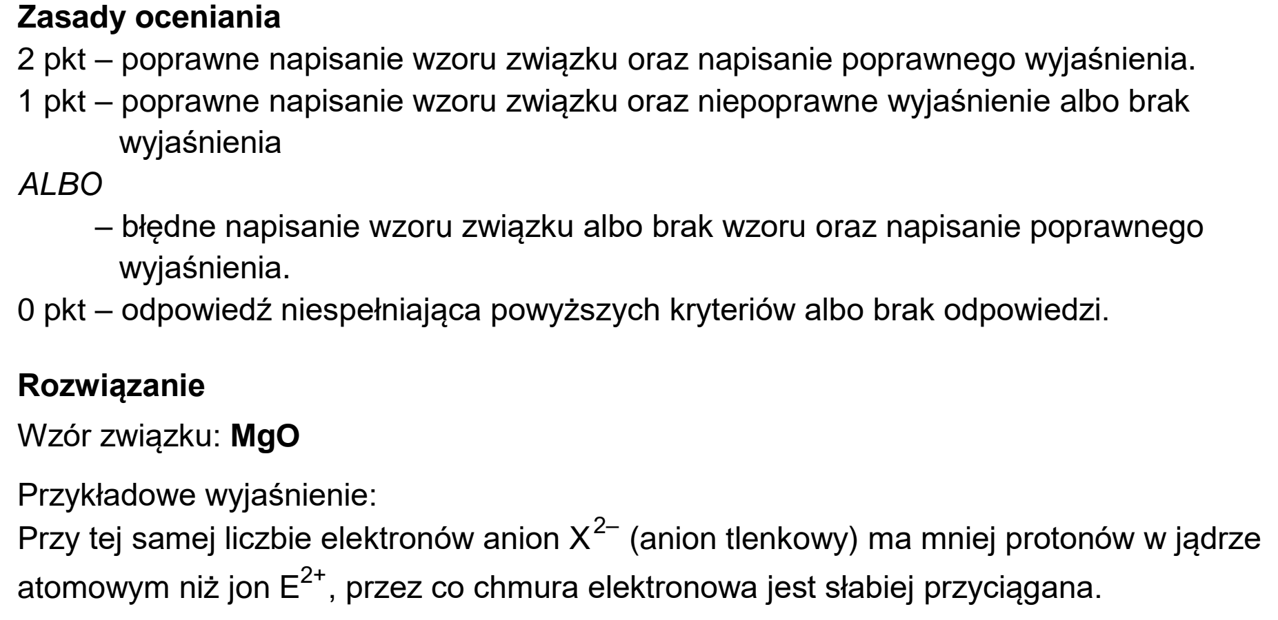 Matura próbna, grudzien 2024, odpowiedź do zadania 6.1