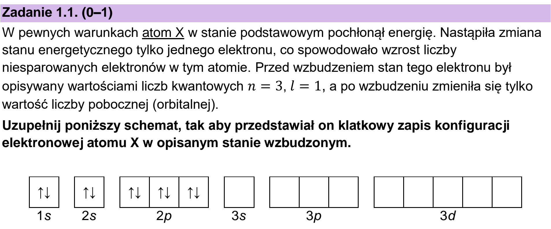 Matura próbna, grudzien 2024, zadanie 1.1