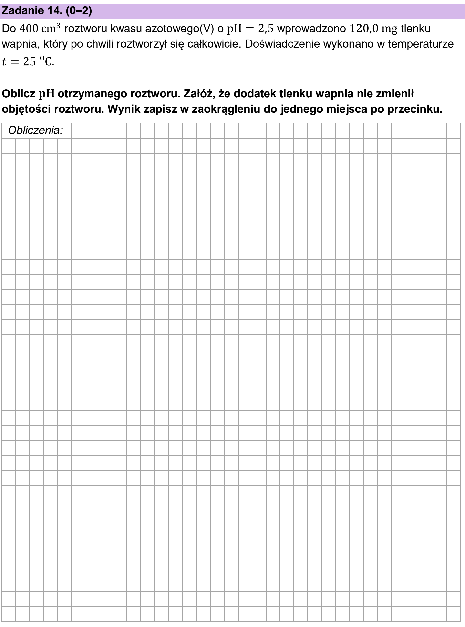 Matura próbna, grudzien 2024, podgląd zadania 14