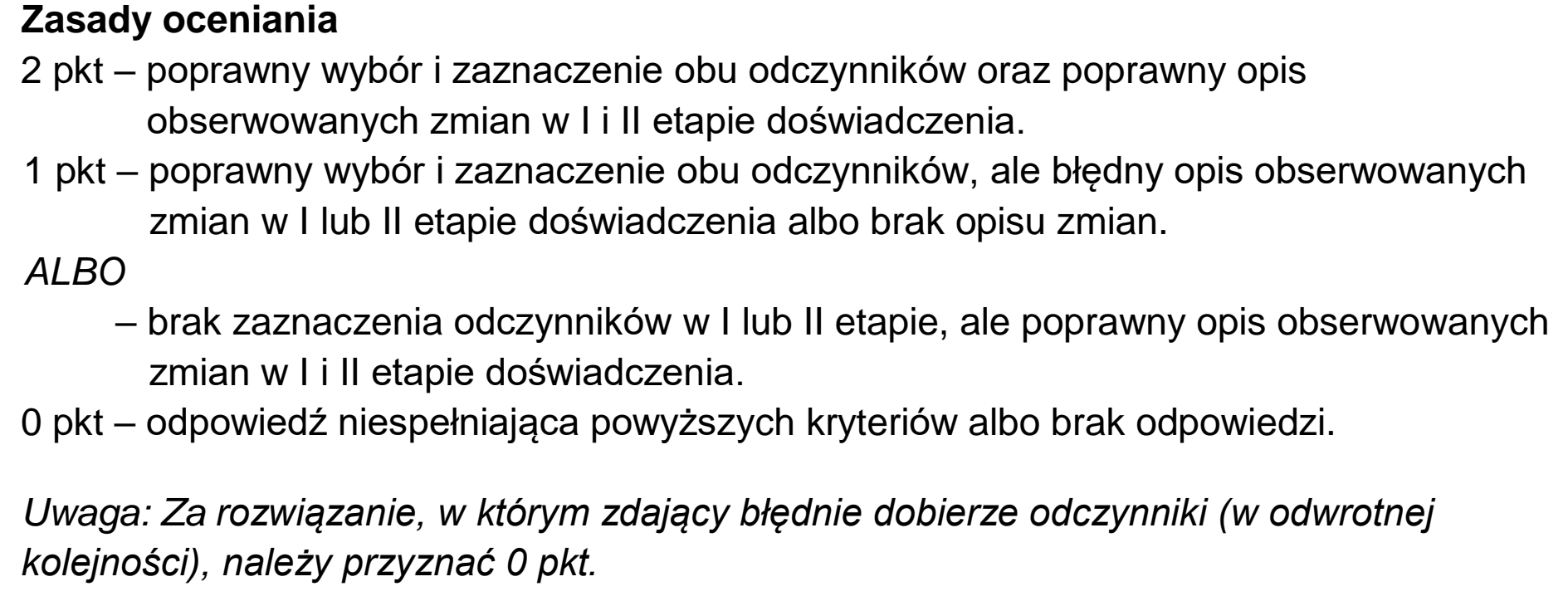Matura, maj 2023, odpowiedź do zadania 11.2, fragment 1