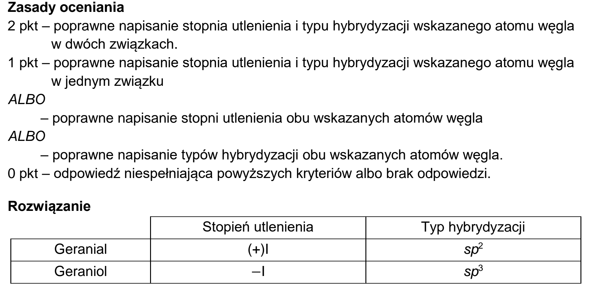 Matura, maj 2023, odpowiedź do zadania 27.1