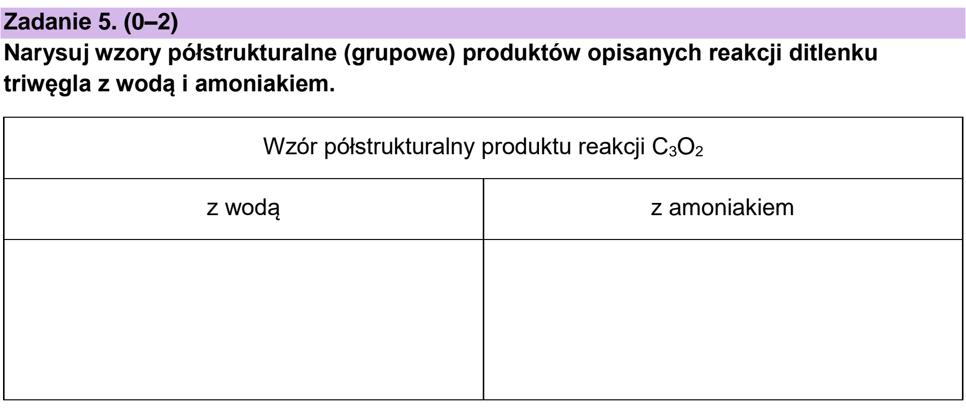 Matura, maj 2023, podgląd zadania 5