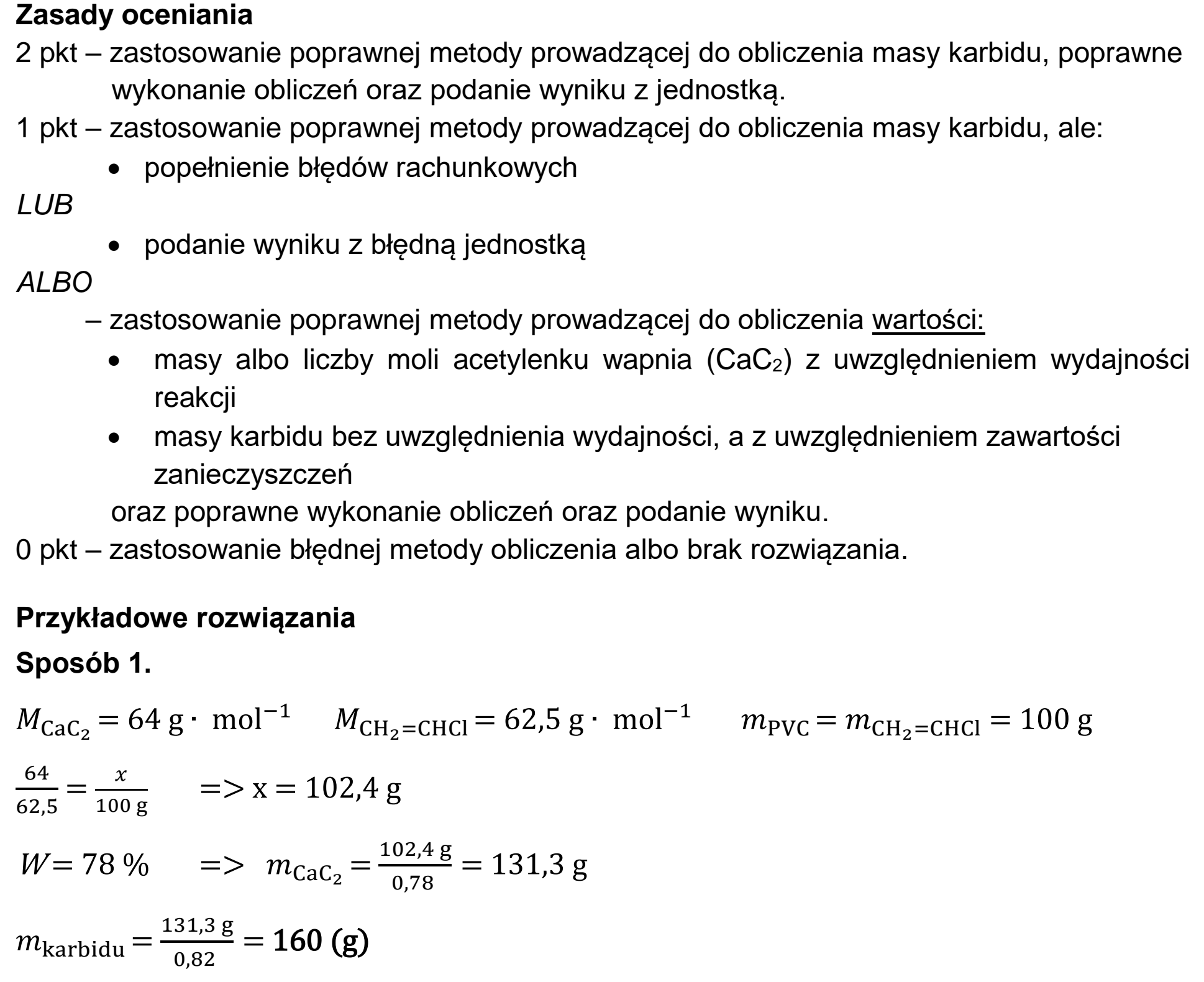 Matura, maj 2024, odpowiedź do zadania 19, fragment 1