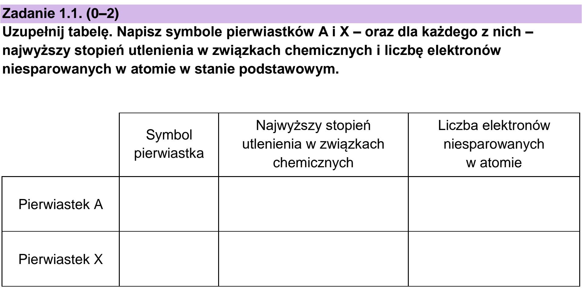 Matura, maj 2024, zadanie 1.1