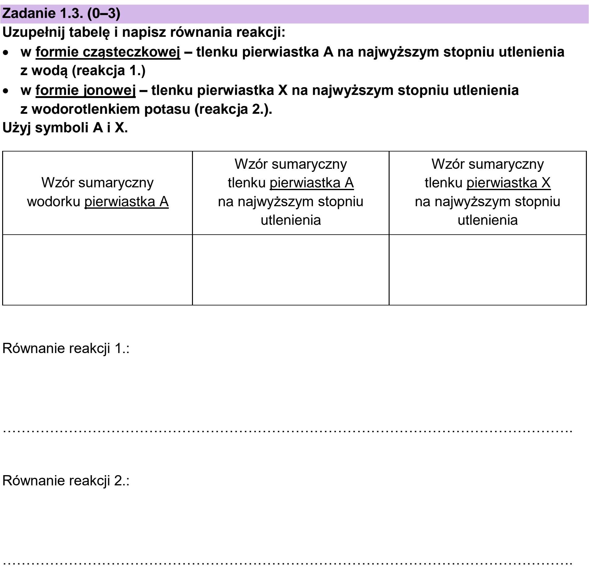 Matura, maj 2024, zadanie 1.3