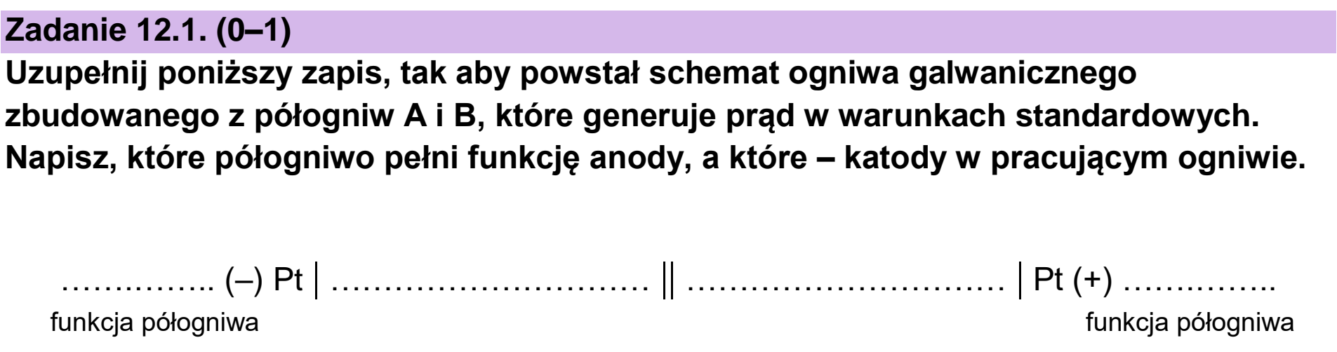 Matura, maj 2024, zadanie 12.1