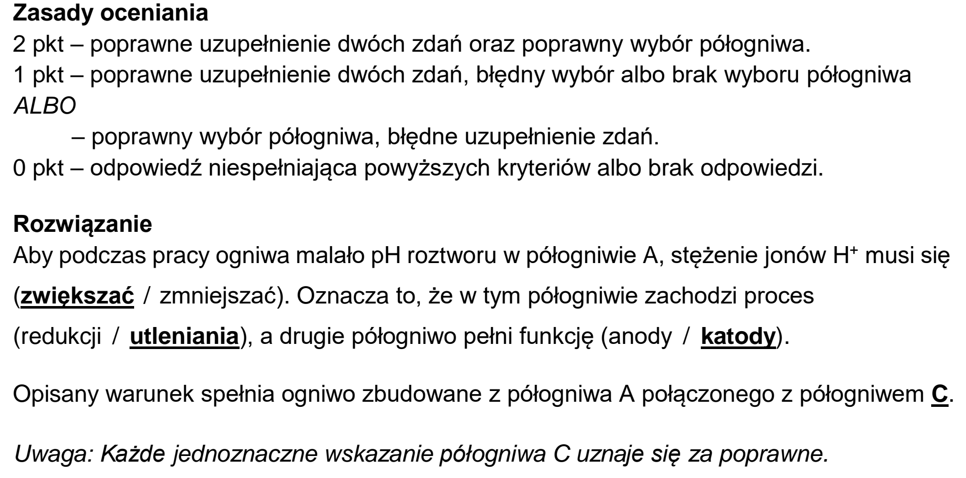 Matura, maj 2025, odpowiedź do zadania 14.1