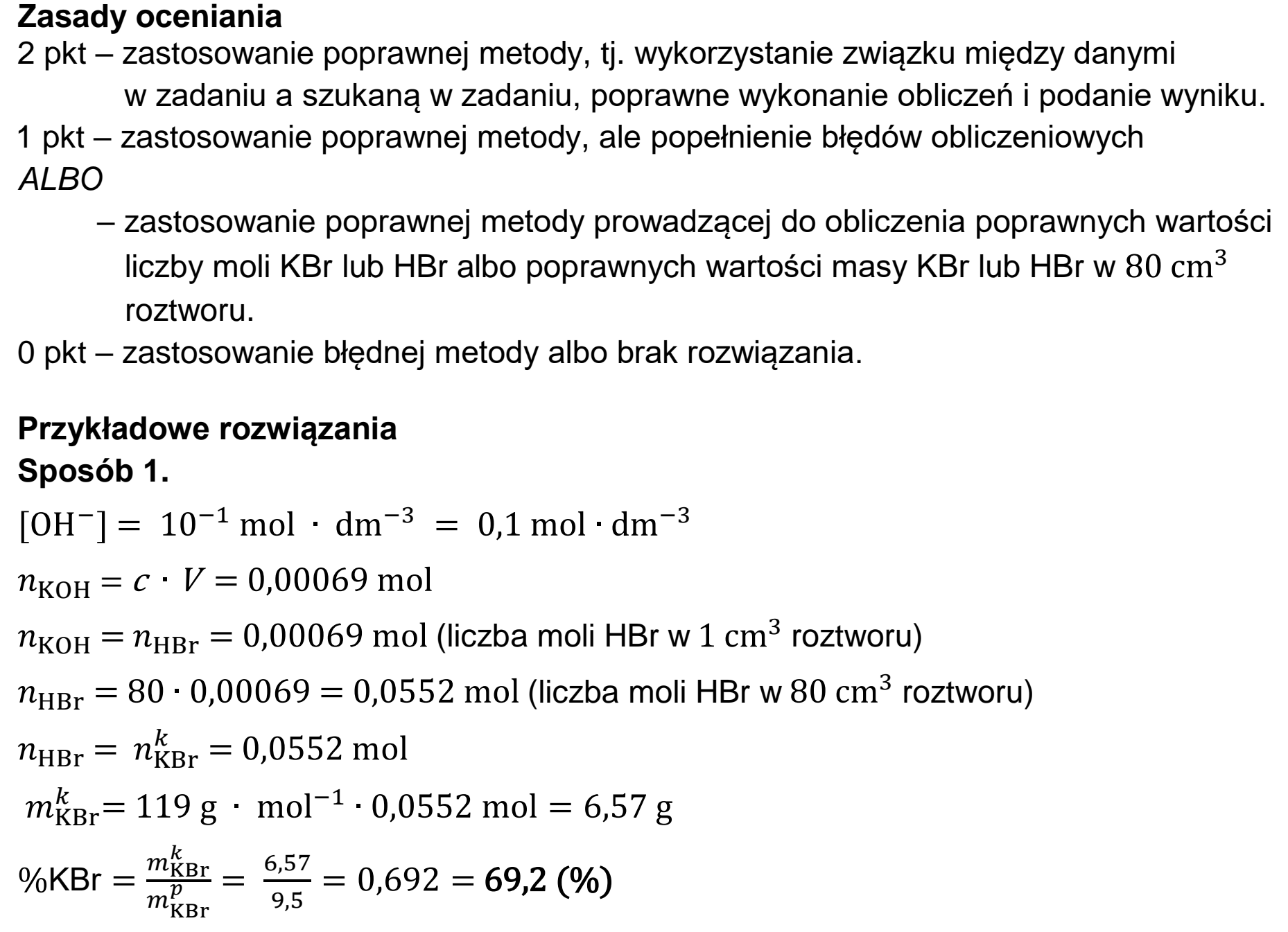 Matura, maj 2025, odpowiedź do zadania 8, fragment 1