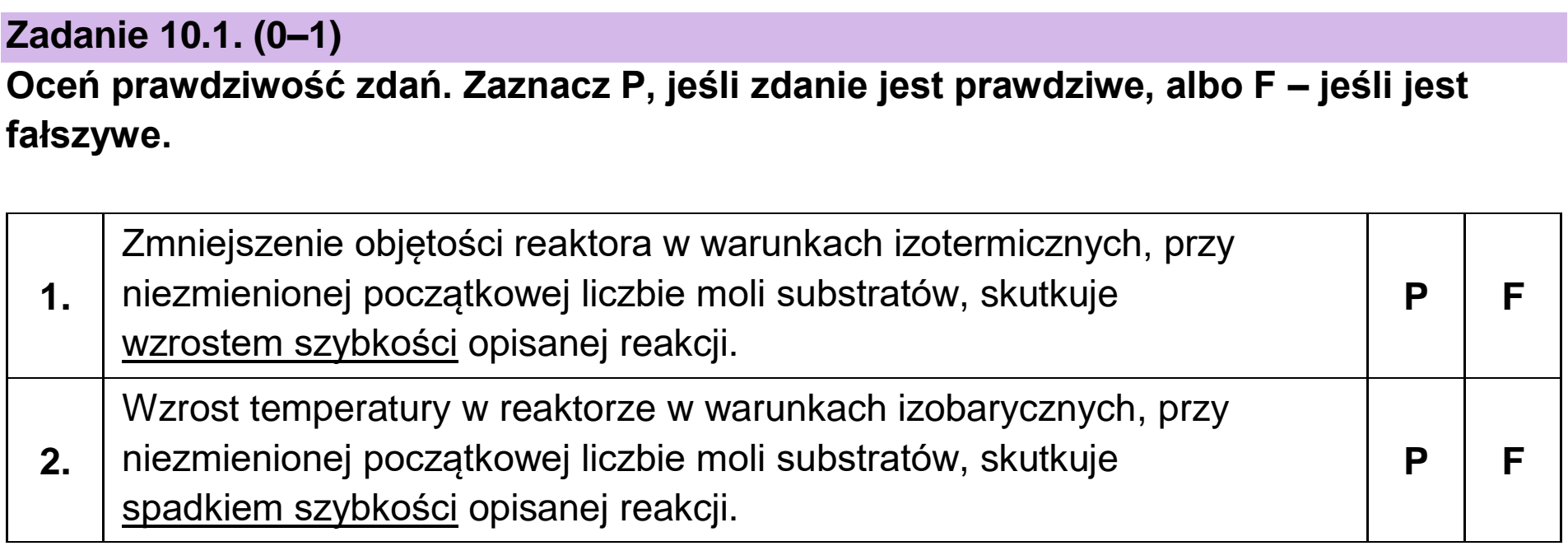 Matura, maj 2025, zadanie 10.1