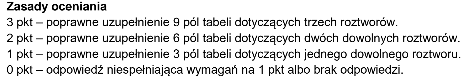 Matura, maj 2026, odpowiedź do zadania 12