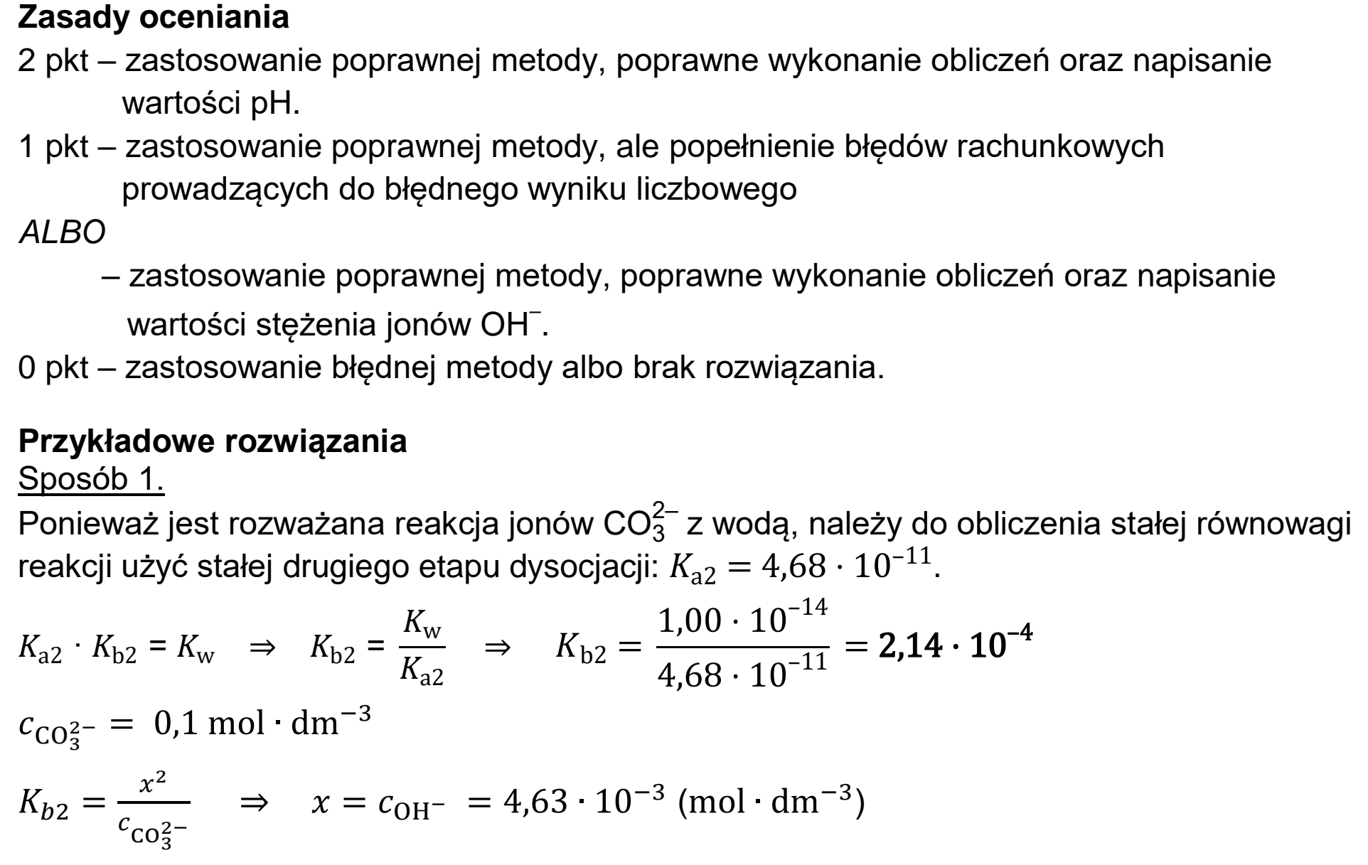 Matura, maj 2026, odpowiedź do zadania 13, fragment 1