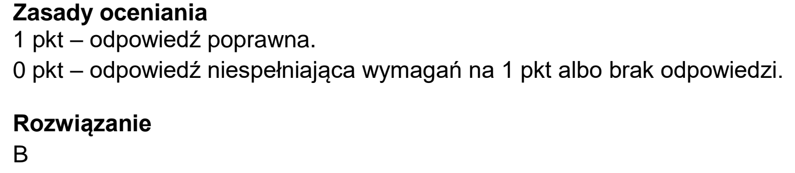 Matura, maj 2026, odpowiedź do zadania 19.1