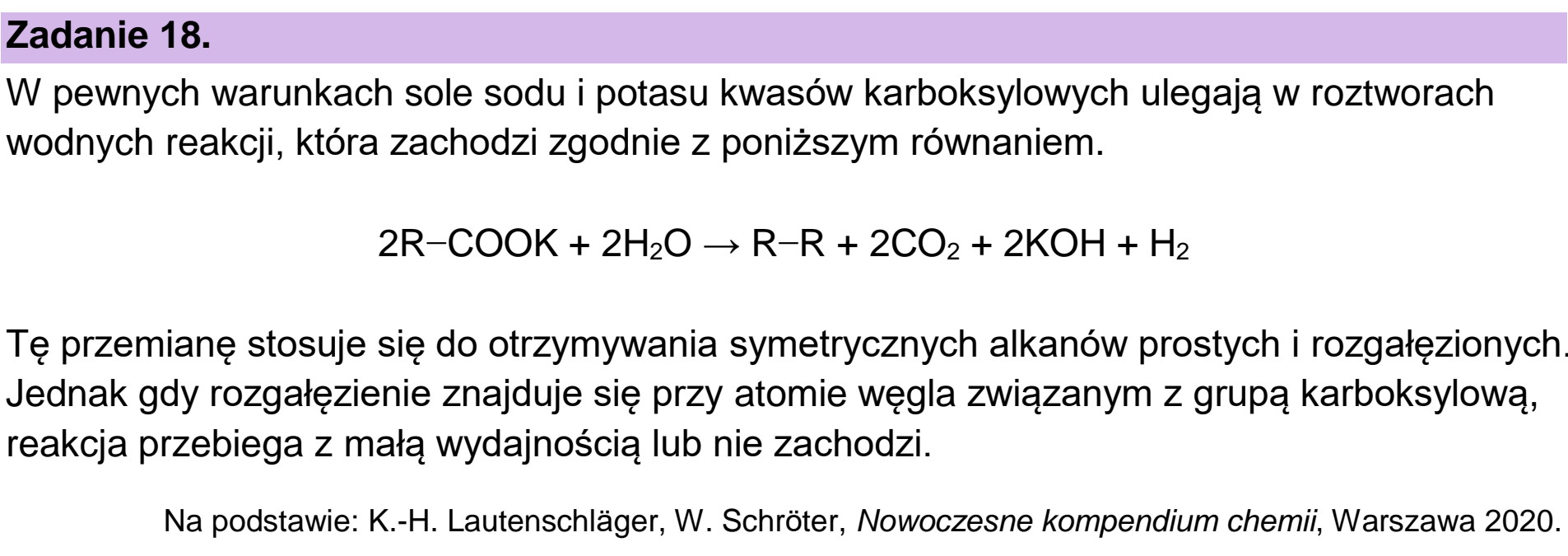 Matura, maj 2026, wstęp zadania 18