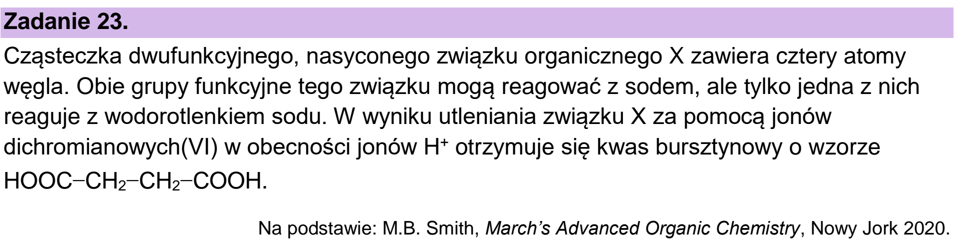 Matura, maj 2026, wstęp zadania 23