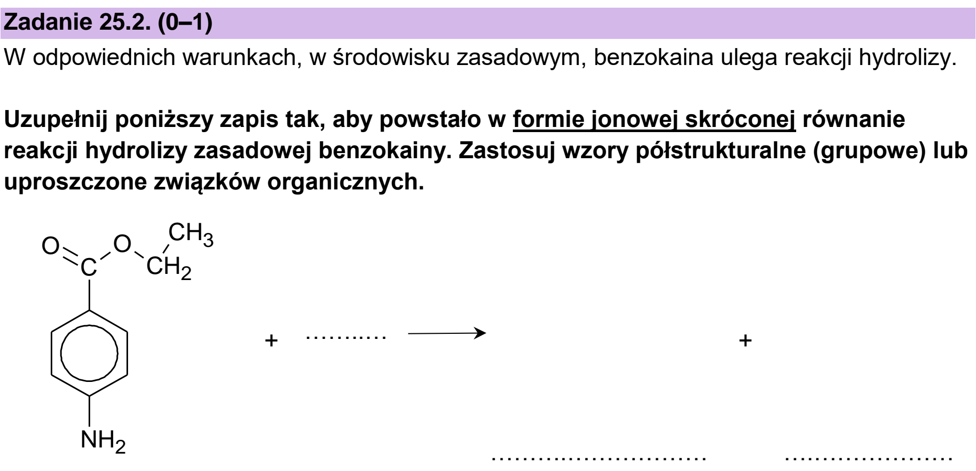 Matura, maj 2026, zadanie 25.2