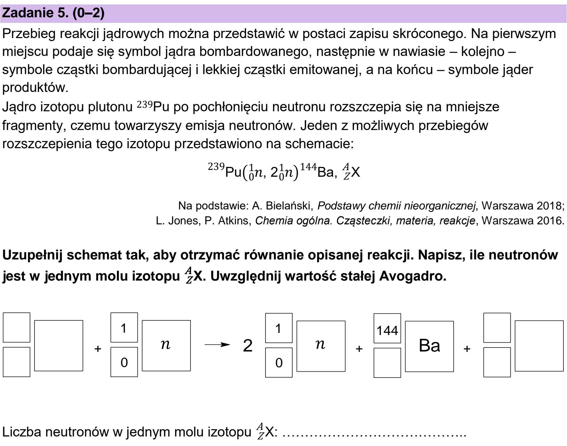 Matura, maj 2026, podgląd zadania 5