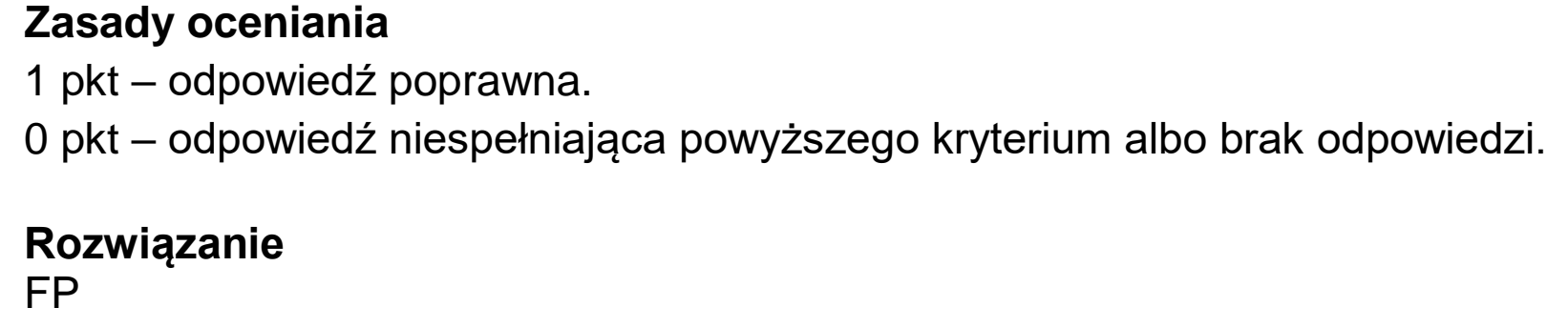 Matura próbna, styczen 2026, odpowiedź do zadania 2