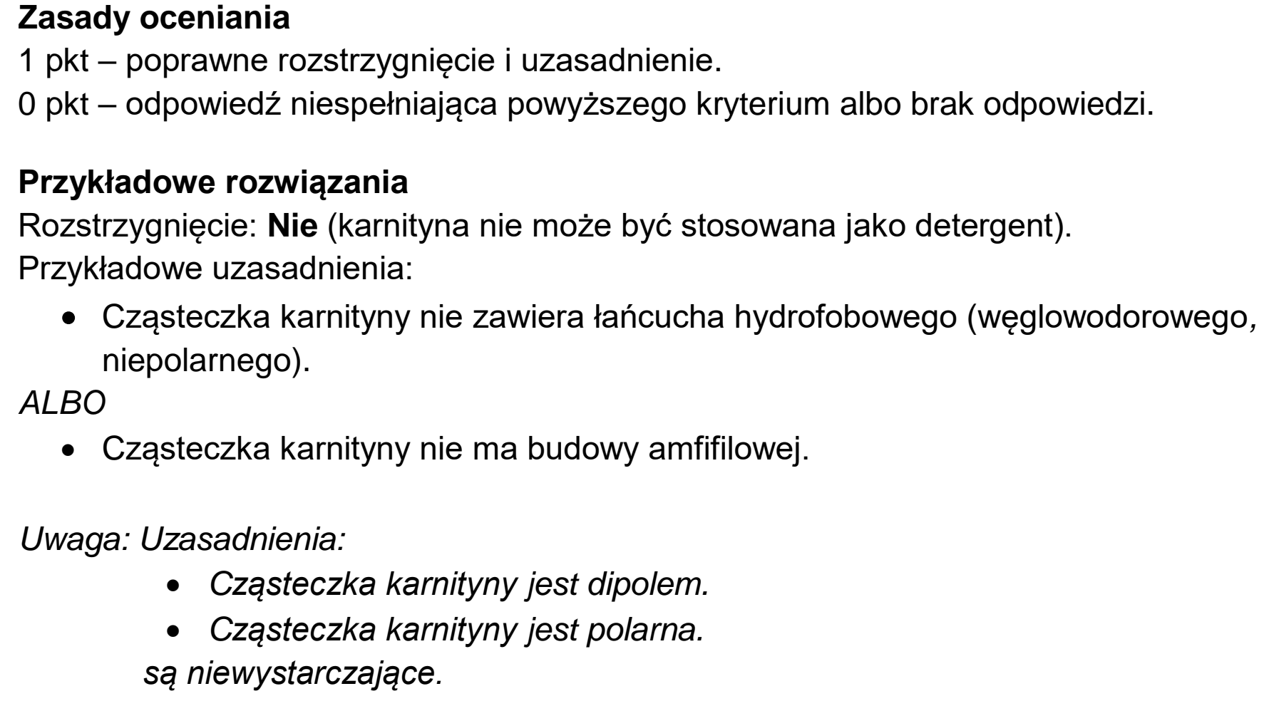 Matura próbna, styczen 2026, odpowiedź do zadania 26