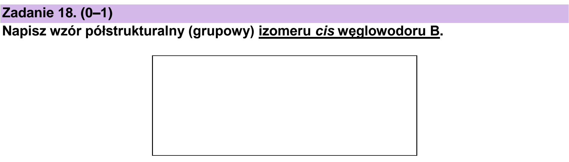 Matura próbna, styczen 2026, podgląd zadania 18