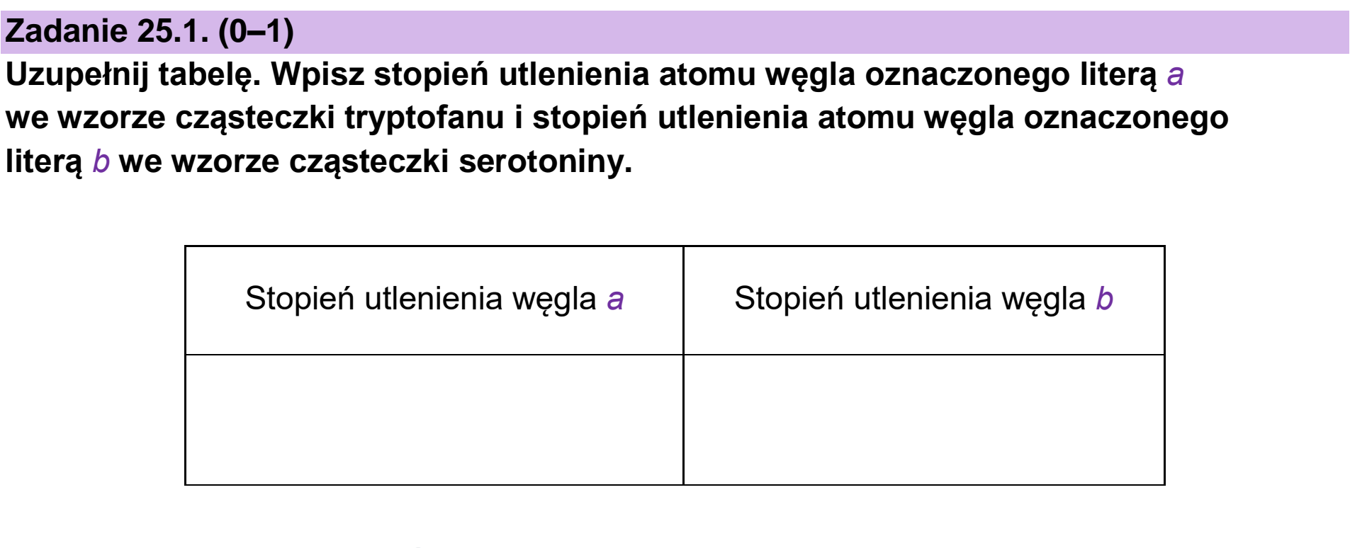 Matura próbna, styczen 2026, zadanie 25.1