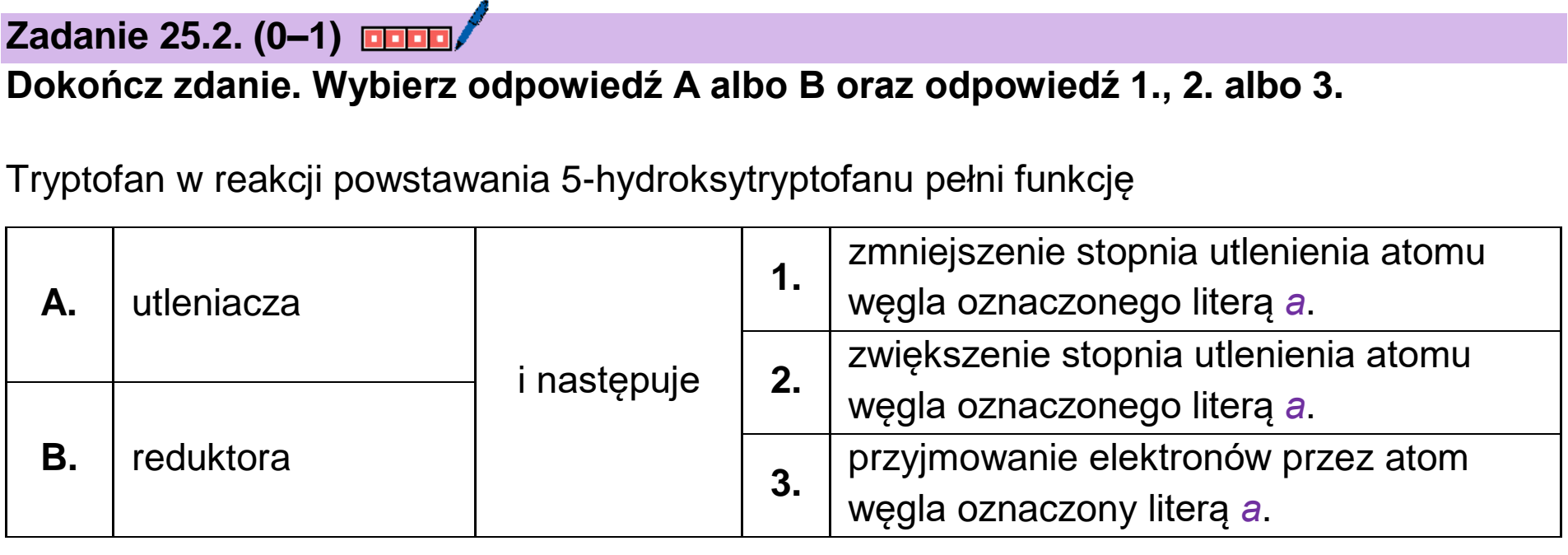 Matura próbna, styczen 2026, zadanie 25.2