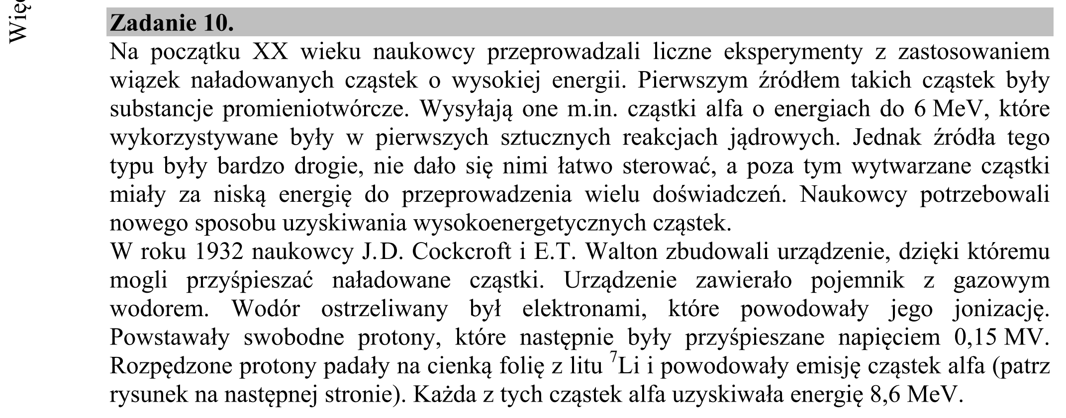 Matura dodatkowa, czerwiec 2015, wstęp zadania 10, fragment 1