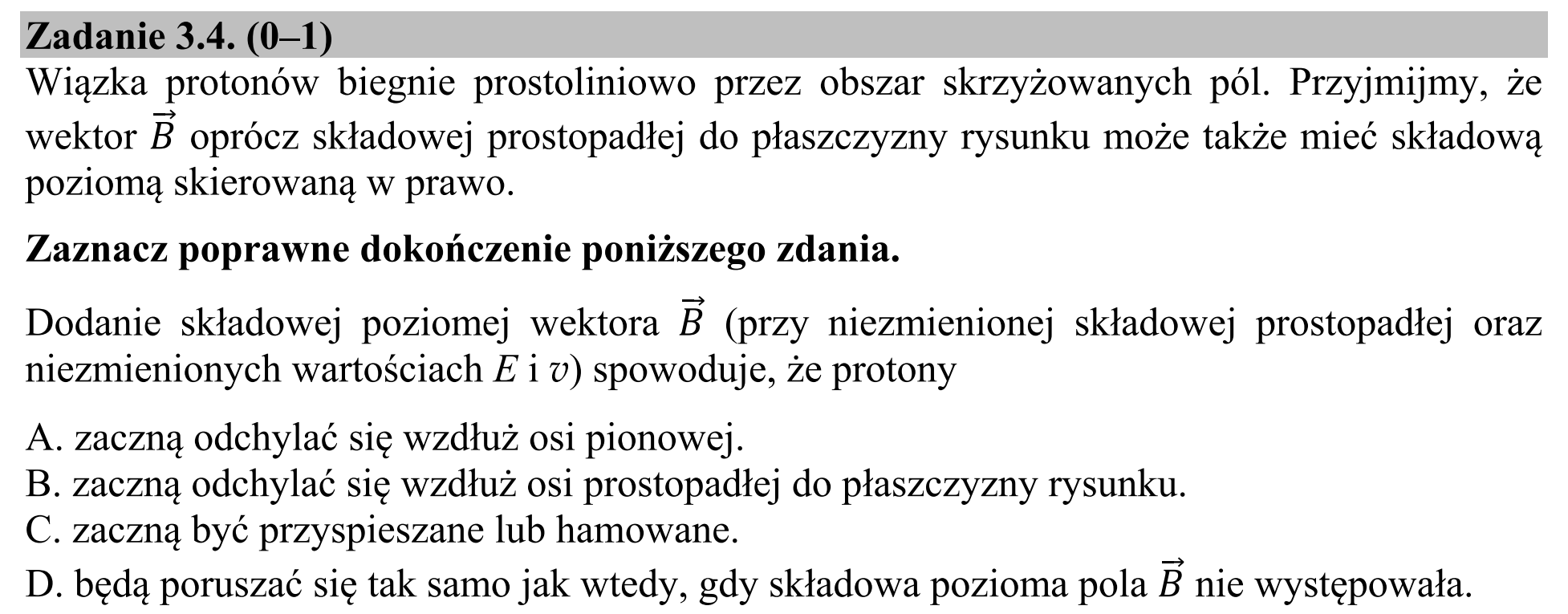 Matura dodatkowa, czerwiec 2015, zadanie 3.4