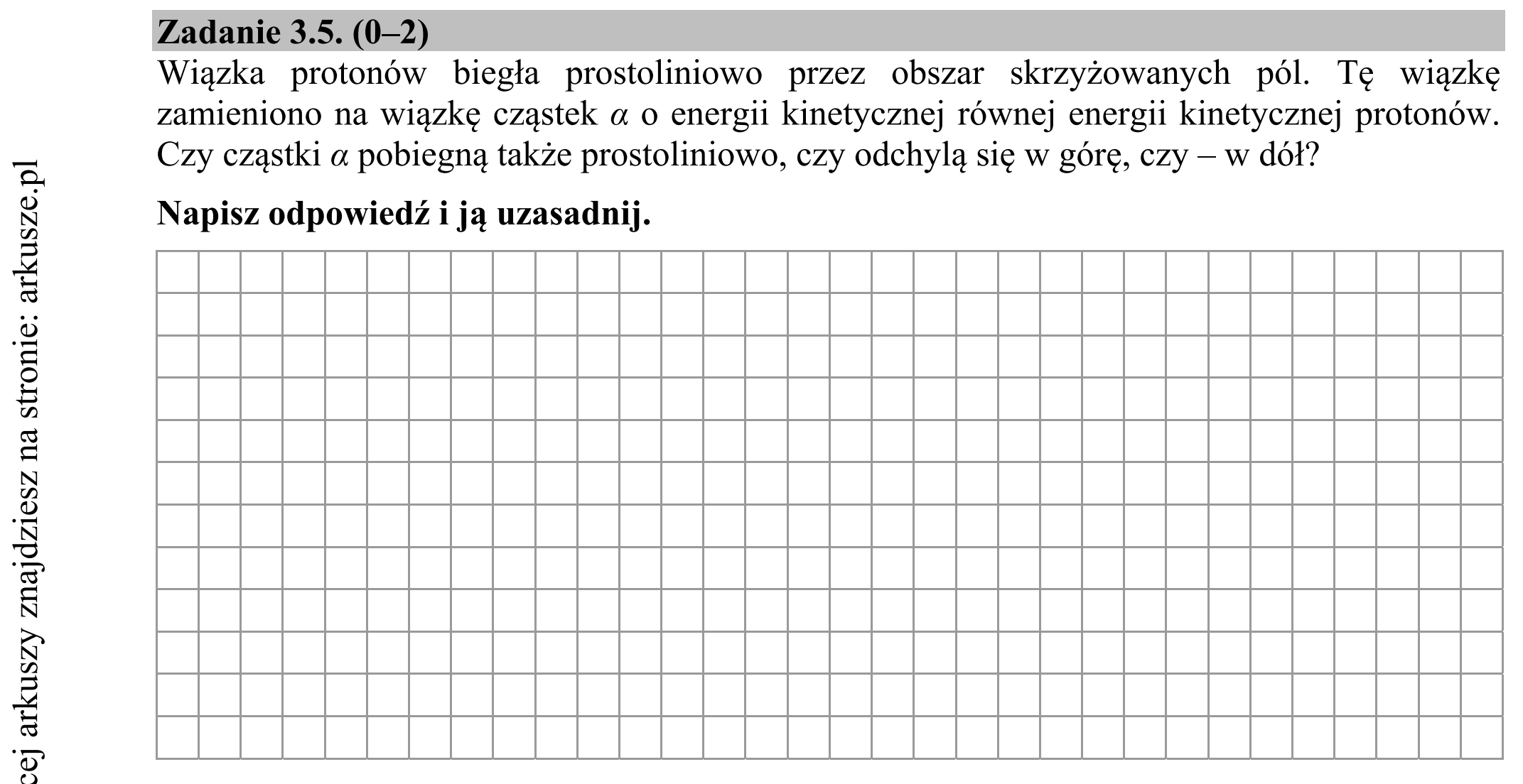Matura dodatkowa, czerwiec 2015, zadanie 3.5
