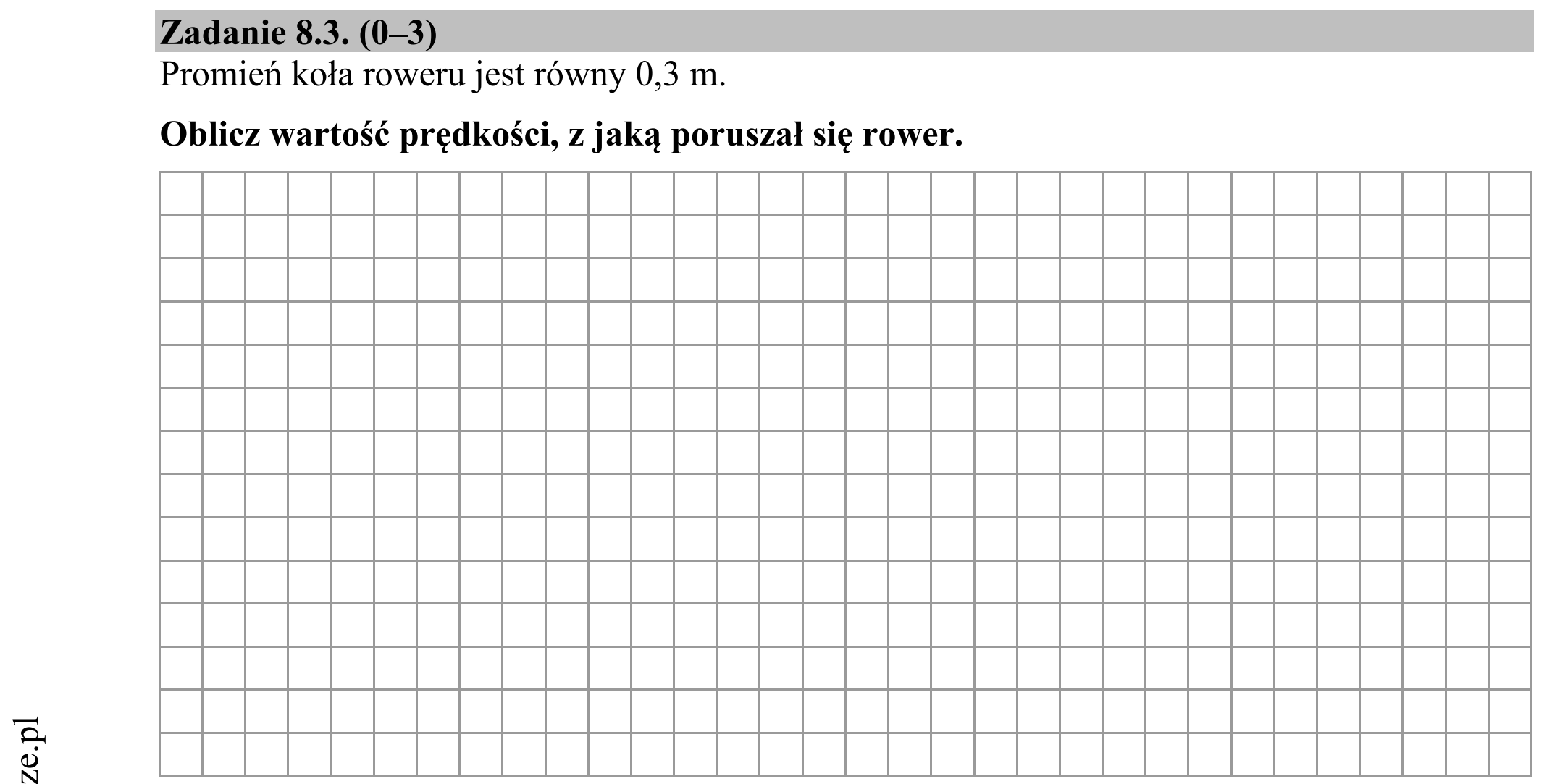 Matura dodatkowa, czerwiec 2015, zadanie 8.3