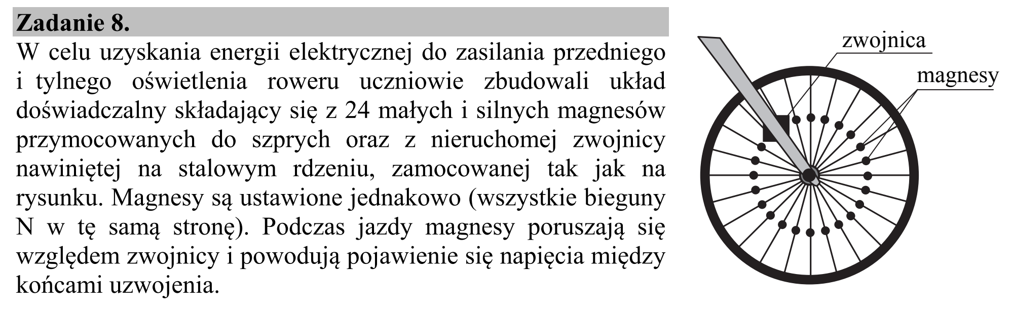 Matura dodatkowa, czerwiec 2015, wstęp zadania 8