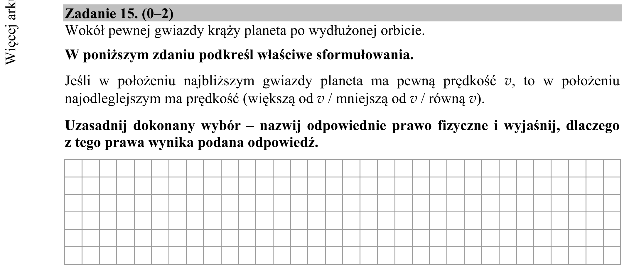 Matura dodatkowa, czerwiec 2016, zadanie 15