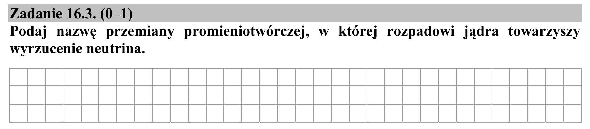 Matura dodatkowa, czerwiec 2016, zadanie 16.3