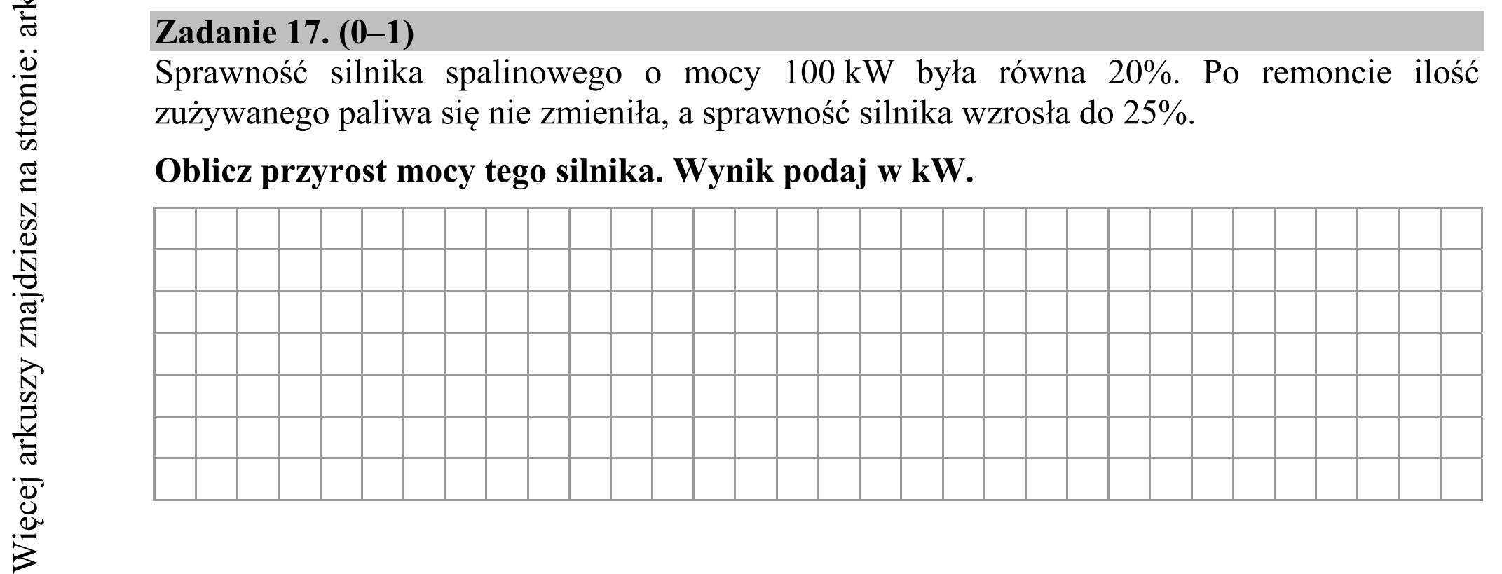 Matura dodatkowa, czerwiec 2016, zadanie 17