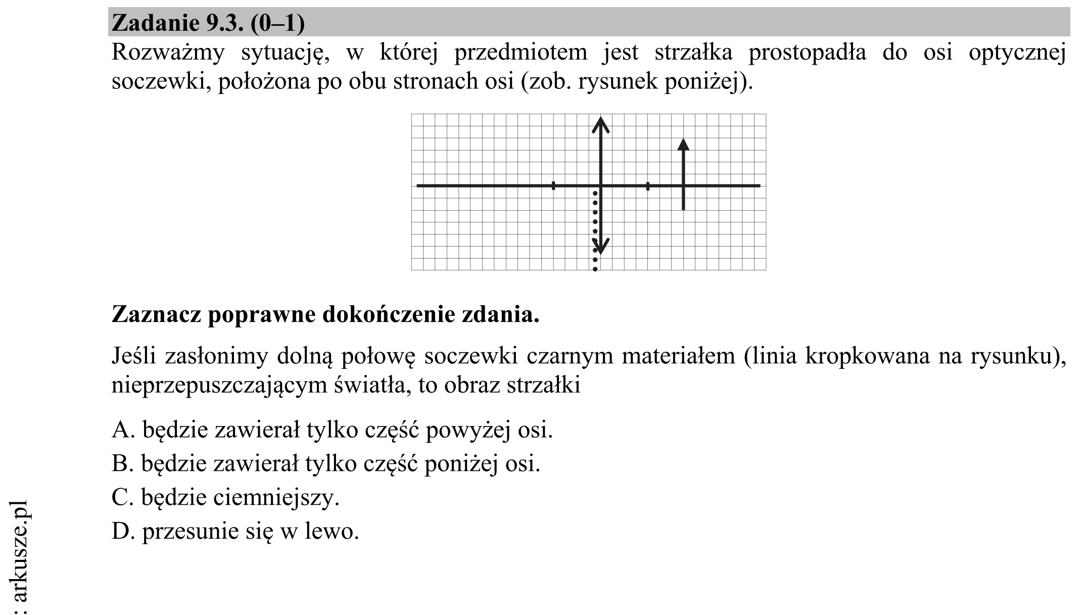 Matura dodatkowa, czerwiec 2016, zadanie 9.3