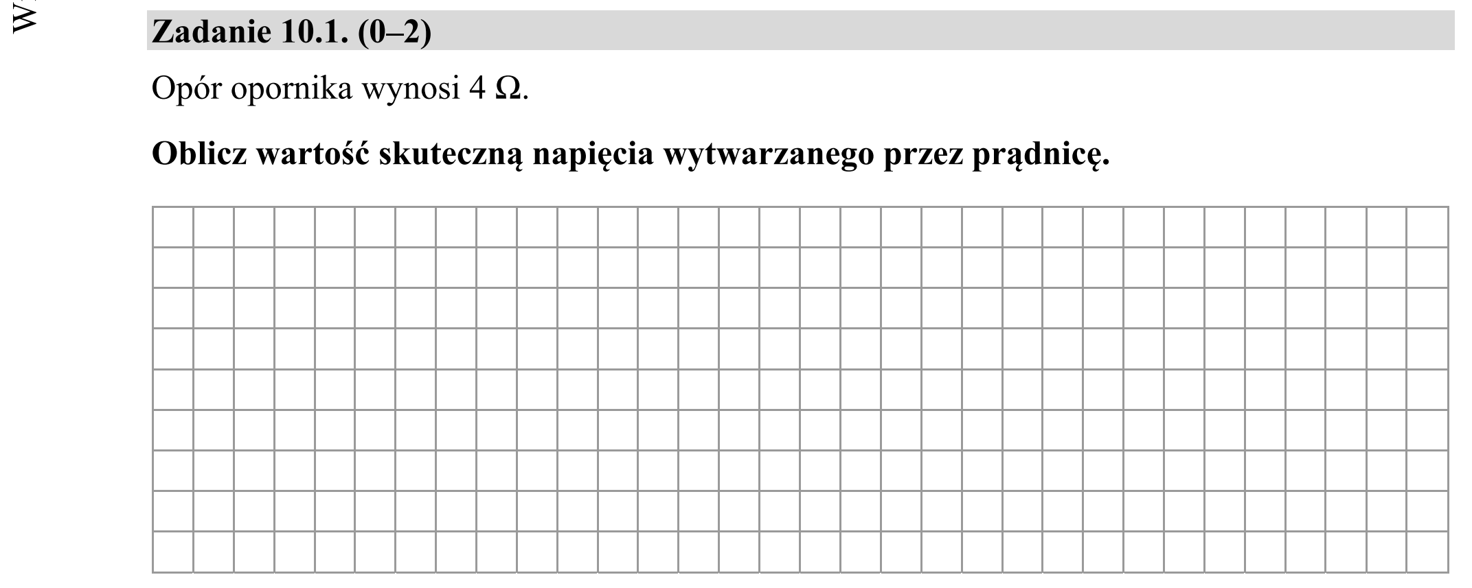 Matura dodatkowa, czerwiec 2017, zadanie 10.1