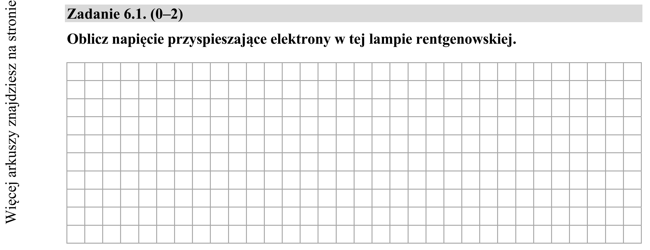 Matura dodatkowa, czerwiec 2017, zadanie 6.1
