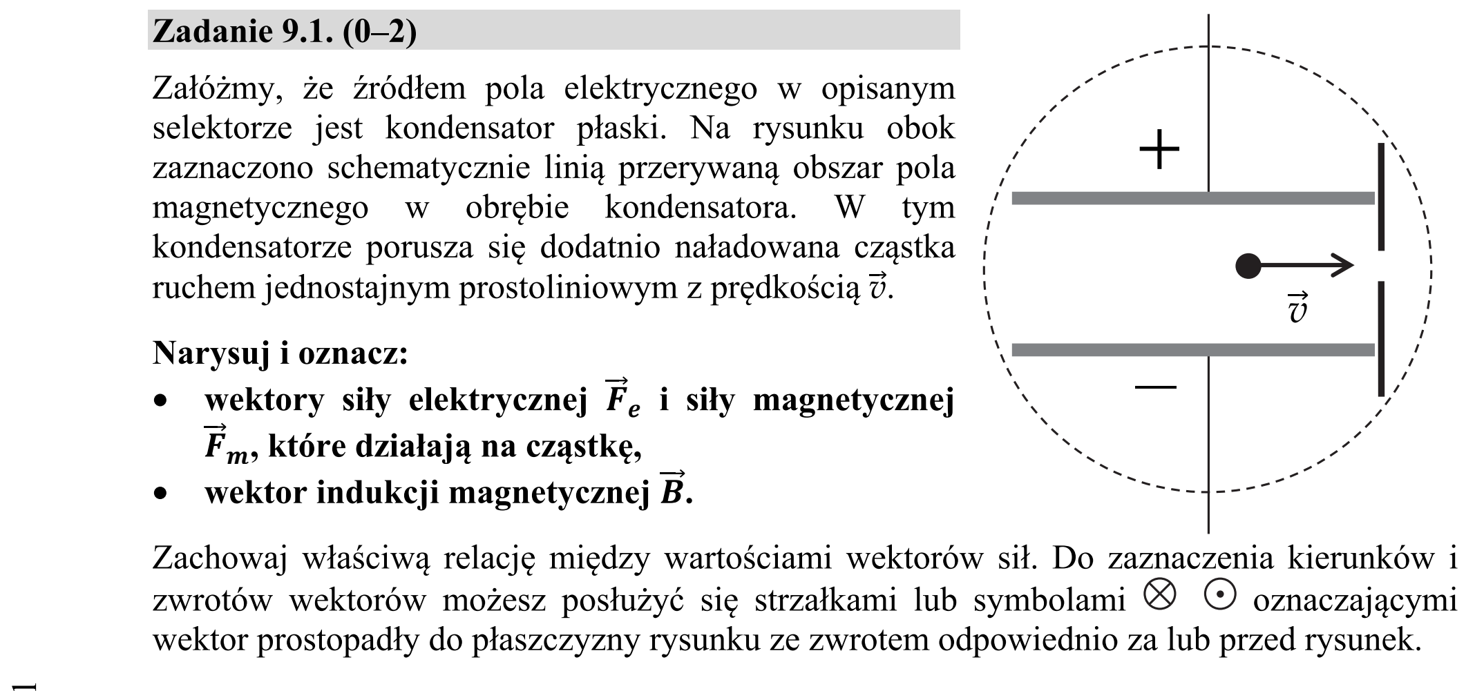 Matura dodatkowa, czerwiec 2017, zadanie 9.1