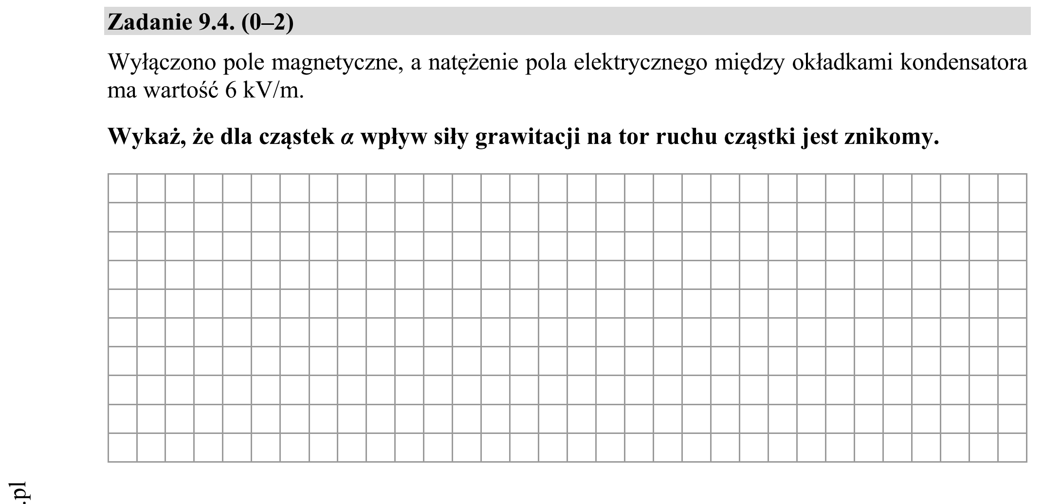 Matura dodatkowa, czerwiec 2017, zadanie 9.4