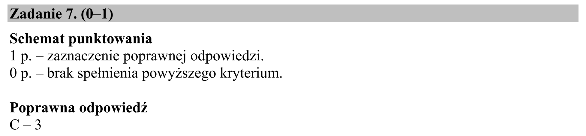 Matura dodatkowa, czerwiec 2018, odpowiedź do zadania 7