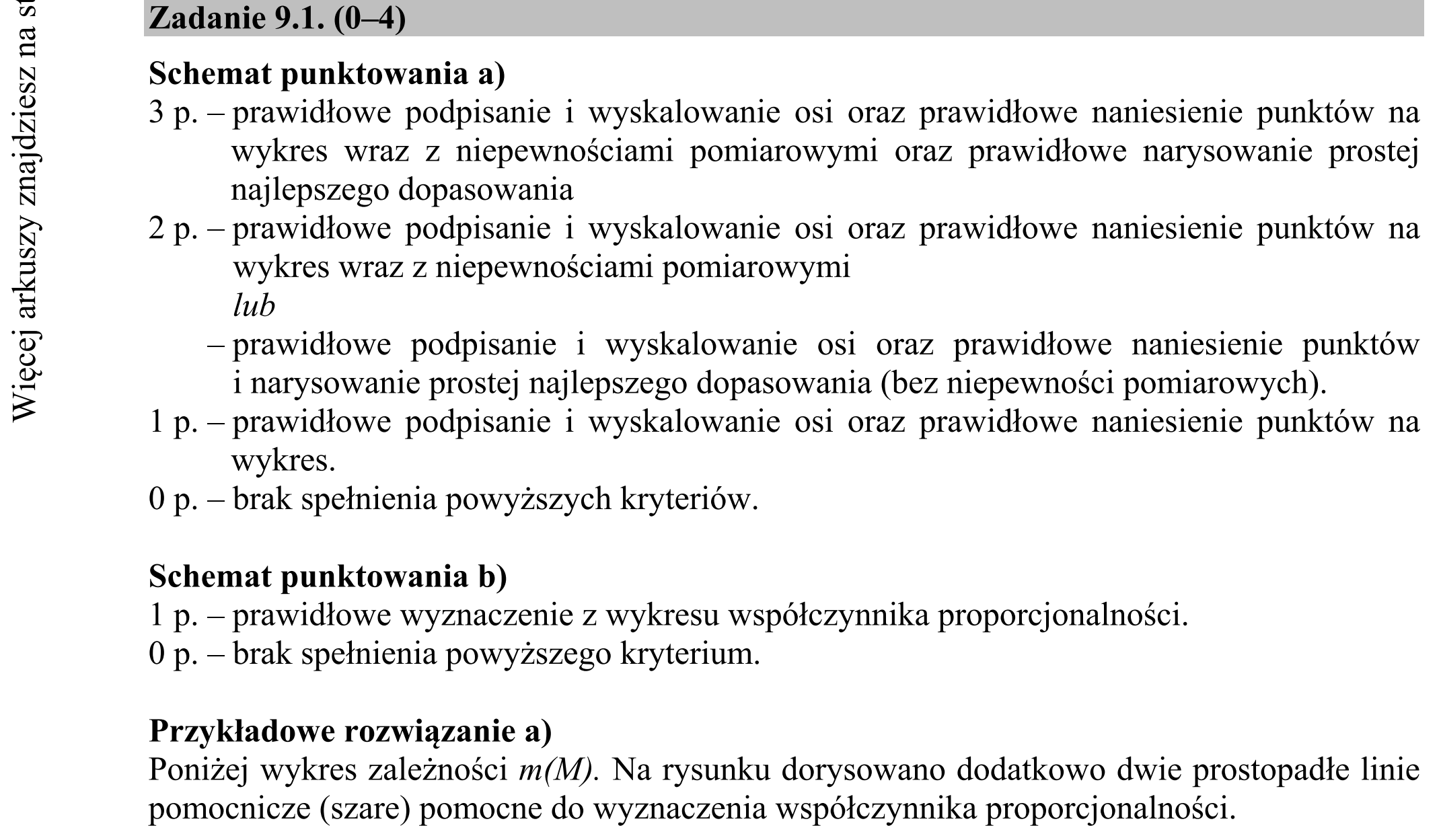 Matura dodatkowa, czerwiec 2018, odpowiedź do zadania 9.1, fragment 1