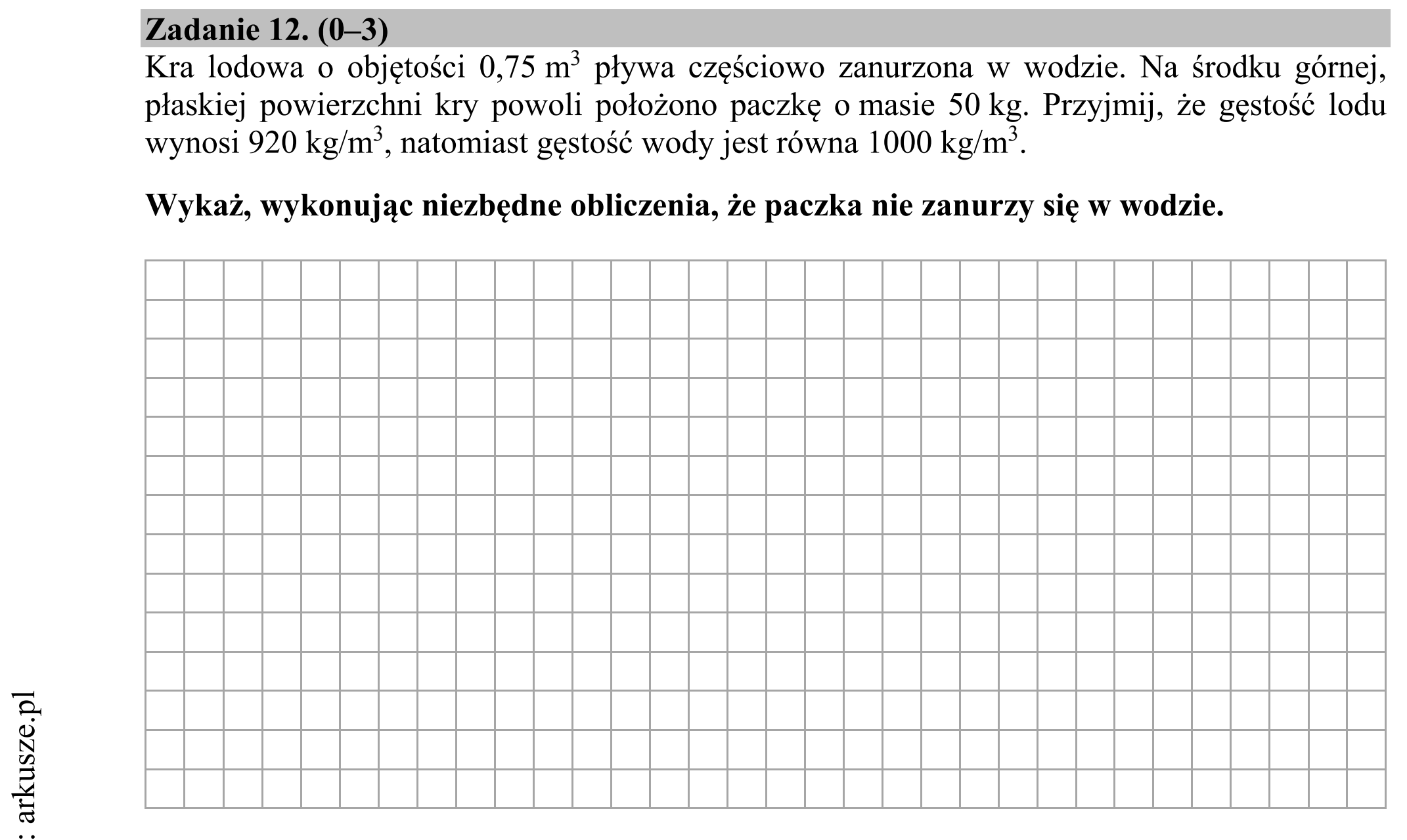 Matura dodatkowa, czerwiec 2018, zadanie 12