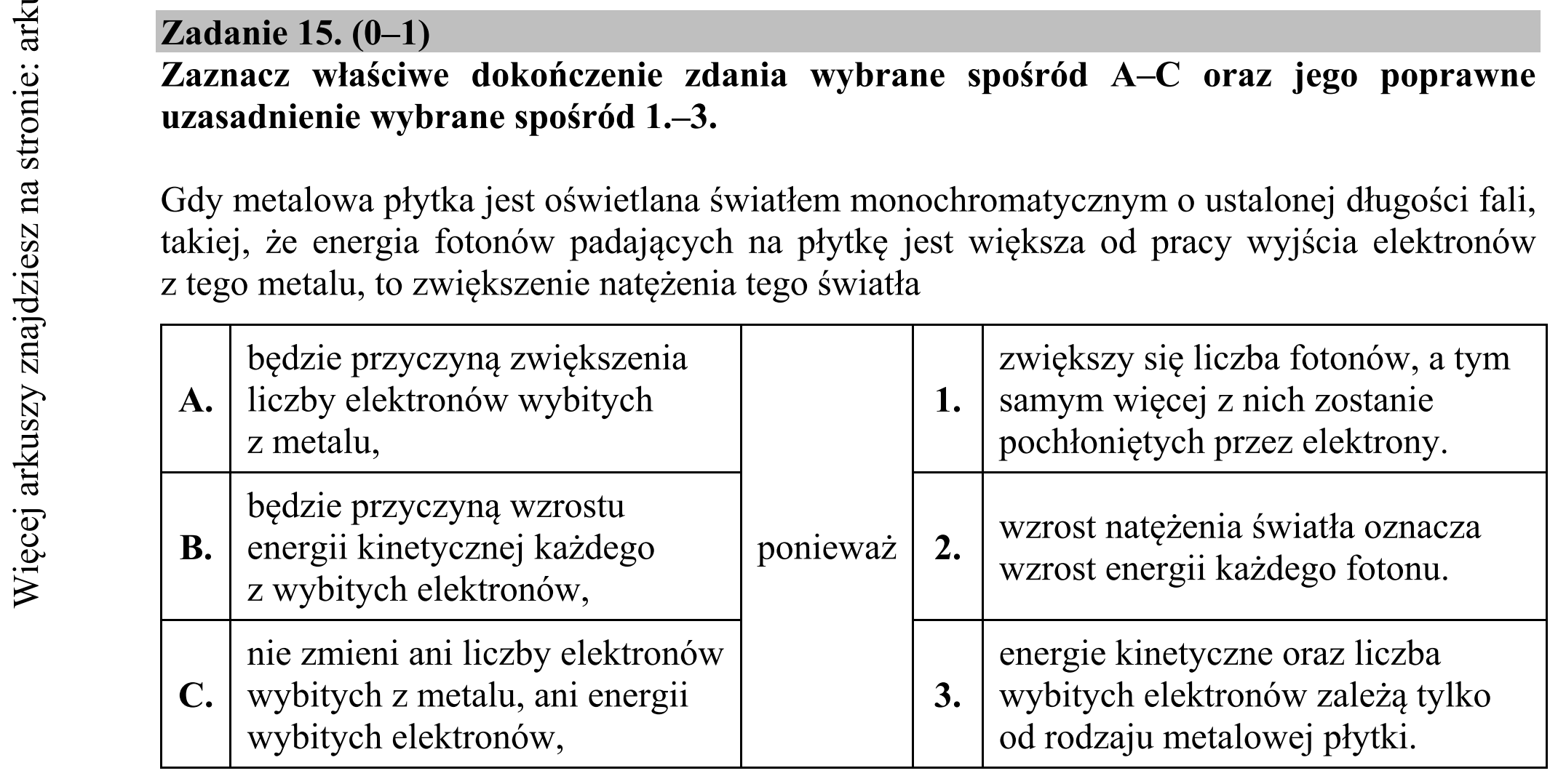 Matura dodatkowa, czerwiec 2018, zadanie 15