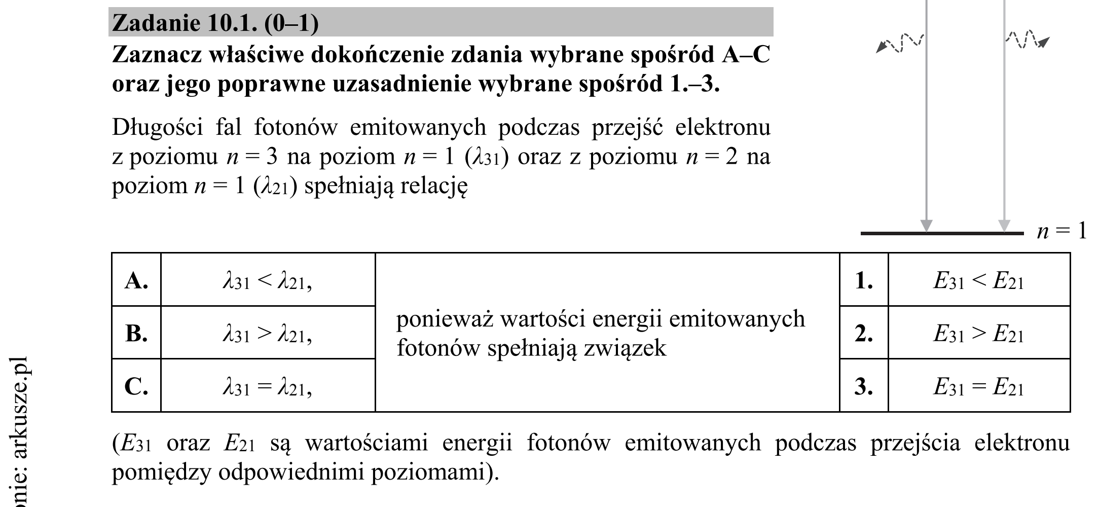 Matura dodatkowa, czerwiec 2019, zadanie 10.1