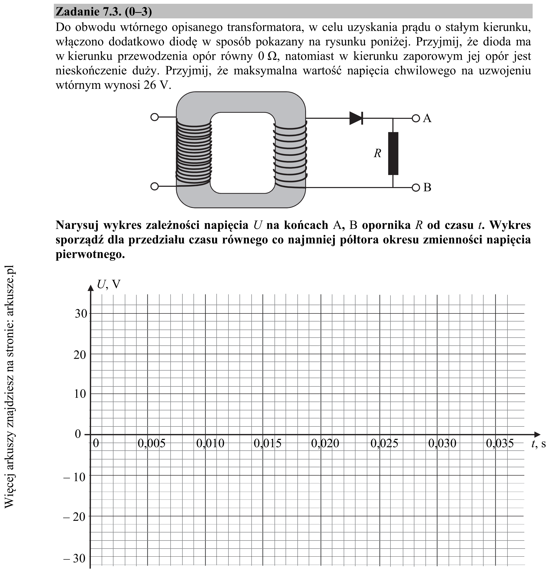 Matura dodatkowa, czerwiec 2019, zadanie 7.3