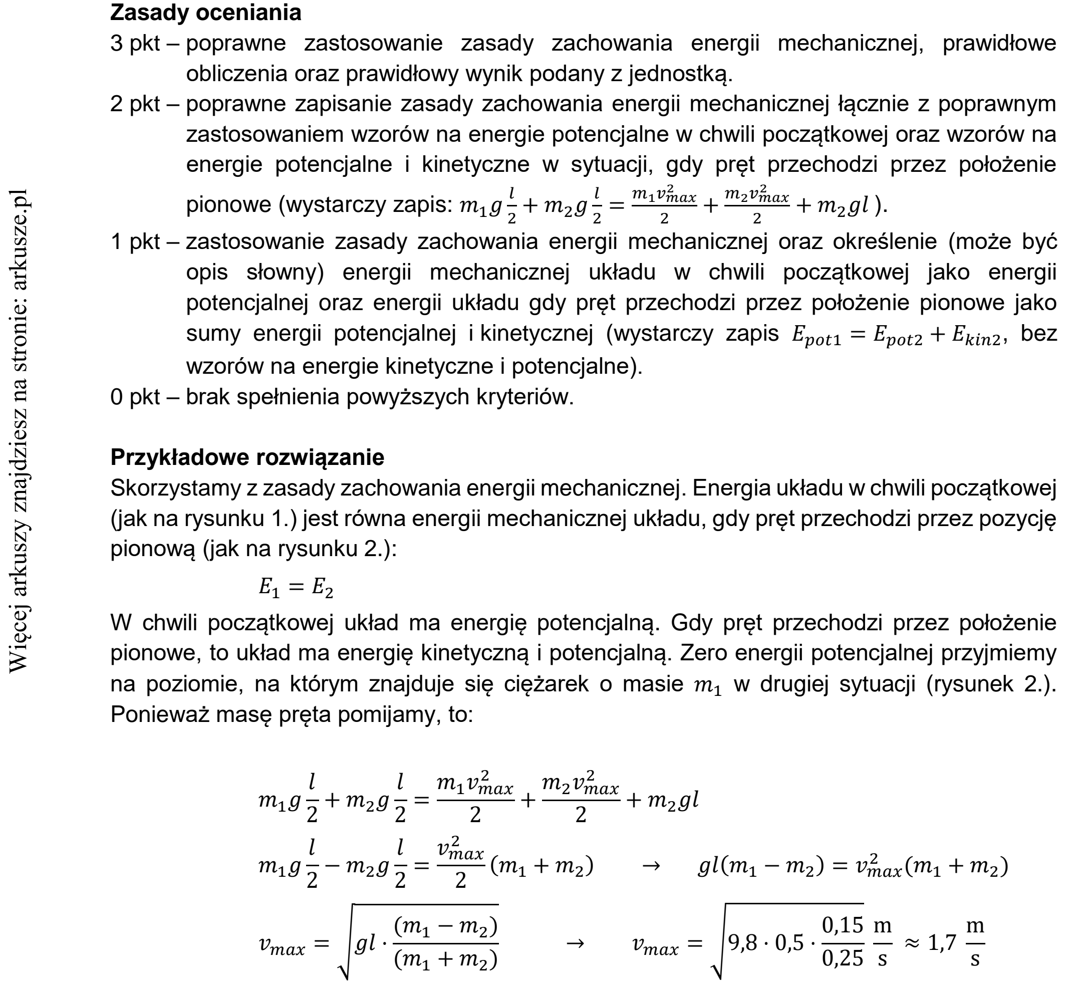 Matura dodatkowa, czerwiec 2021, odpowiedź do zadania 2.2