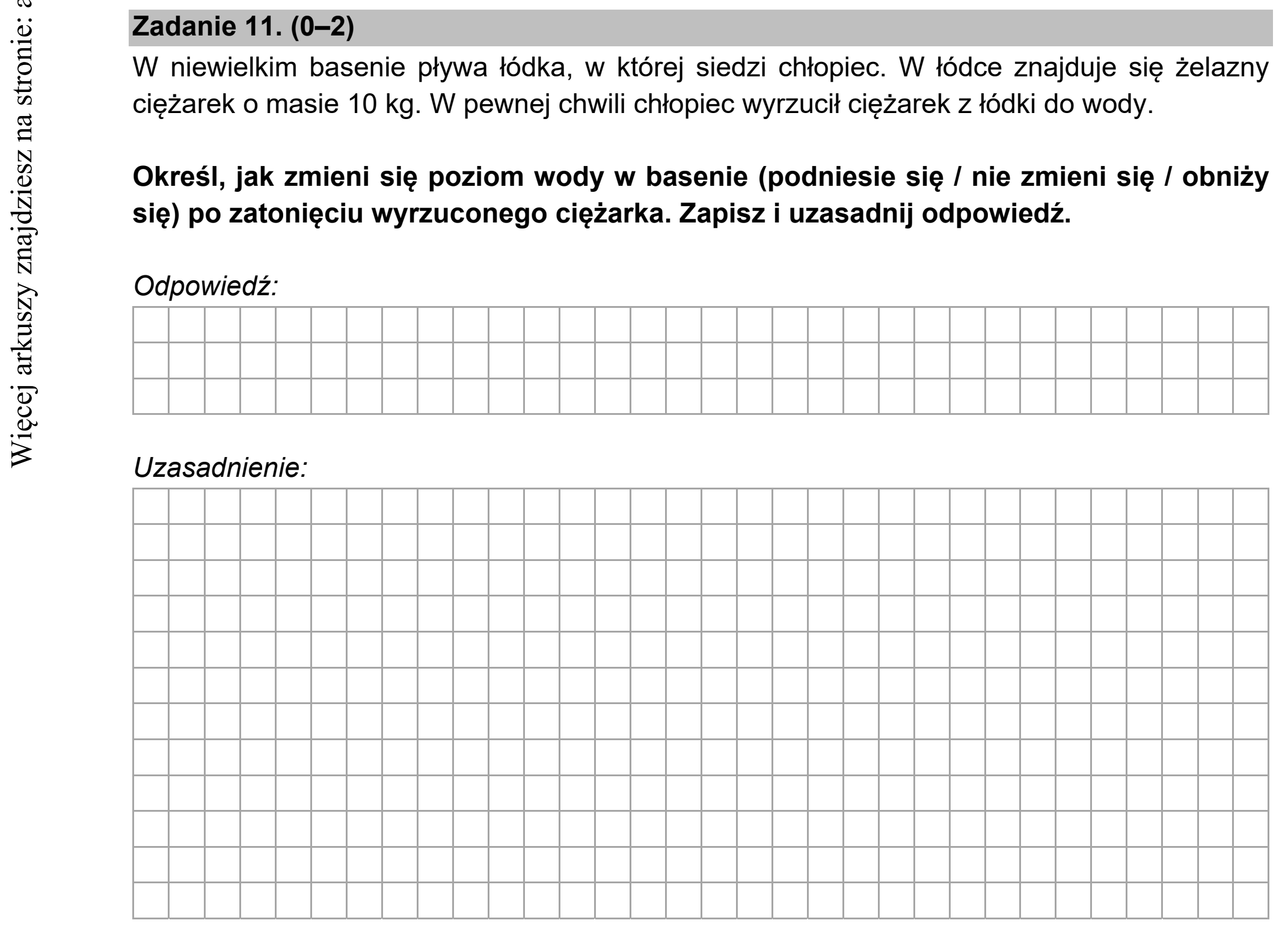 Matura dodatkowa, czerwiec 2021, podgląd zadania 11