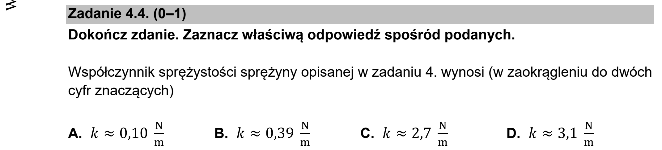 Matura dodatkowa, czerwiec 2021, zadanie 4.4