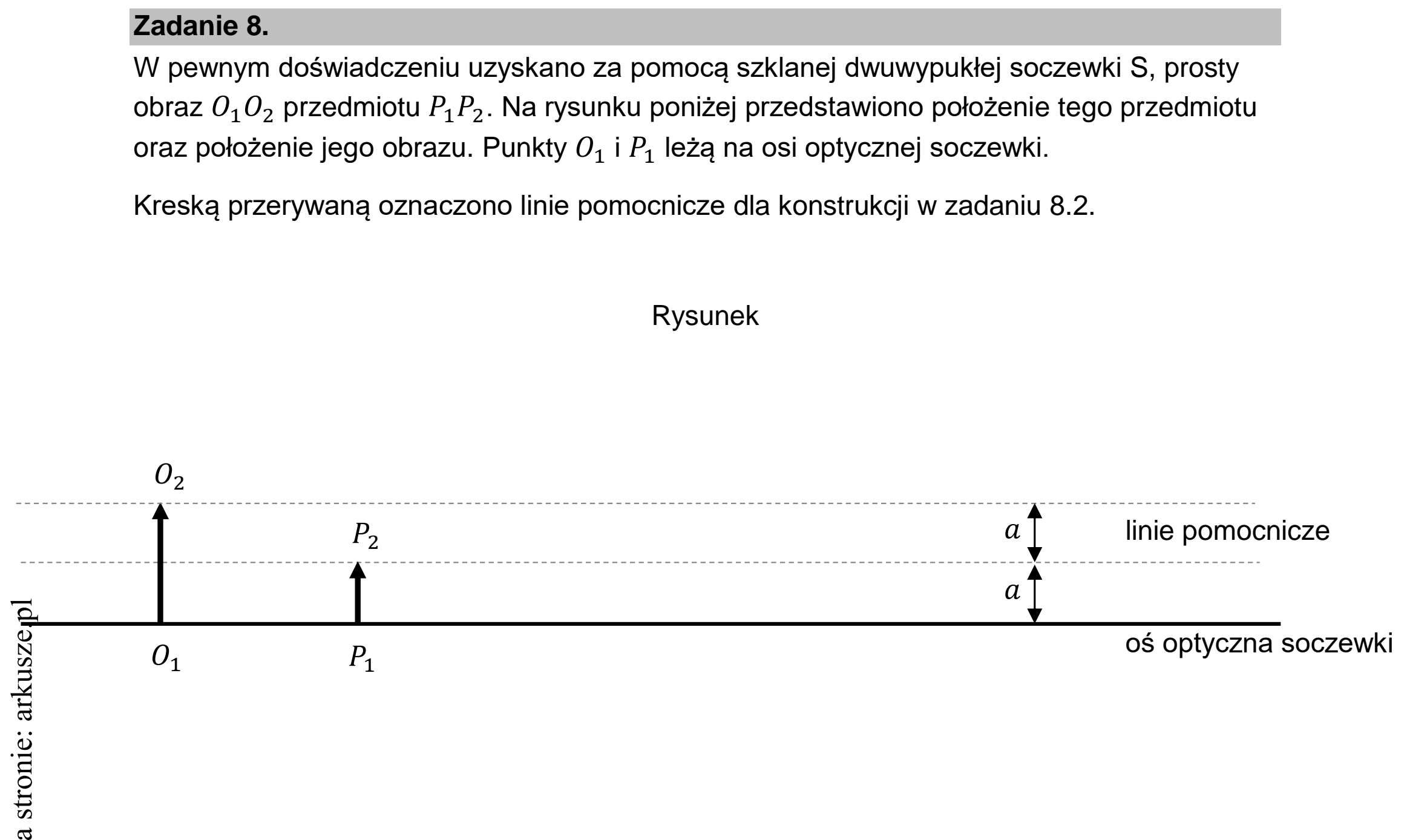 Matura dodatkowa, czerwiec 2022, wstęp zadania 8